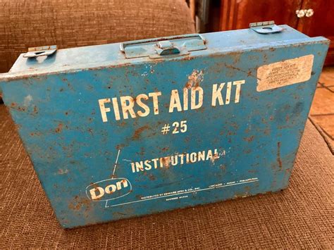 vintage metal first aid box|first aid metal box price.